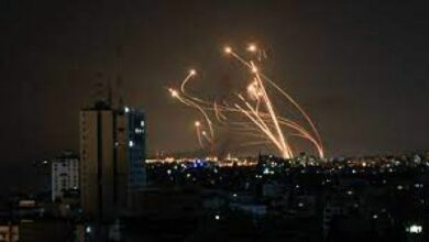 صورة حماس تطلق رشقتين صاروخيتين على شمال إسرائيل