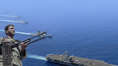 صورة الجيش الأمريكي يعلن إسقاط صاروخ باليستي حوثي مضادا للسفن
