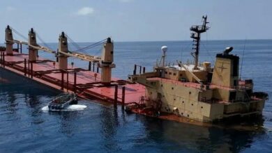 صورة الأمم المتحدة تعتزم إرسال فريق خبراء لتقييم عواقب غرق السفينة “روبيمار”