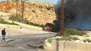 صورة سيارة تفحمت بالكامل.. إسرائيل تغتال 3 من حزب الله في لبنان