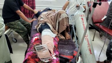 صورة مقتل شاب وإصابة آخر برصاص قناص حوثي في تعز اليمنية