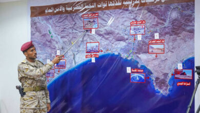 صورة تمرين قتالي يظهر تفوق  للقوات العسكرية والأمنية الجنوبية  بساحل حضرموت