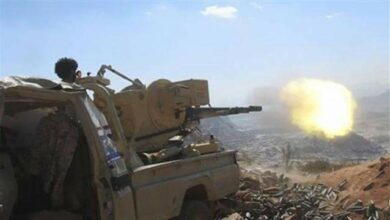 صورة القوات الجنوبية ترد على قصف حوثي بجبهة الضالع