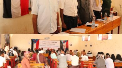 صورة القيادة المحلية لانتقالي حالمين تعقد إجتماعها الموسّع للفصل الثاني من العام 2024م